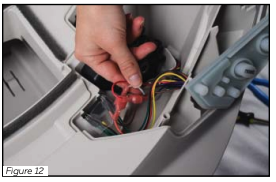 Tucking wire connectors into the left channel