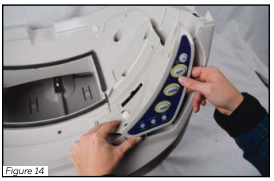 Fitting the bezel over the circuit board and keypad