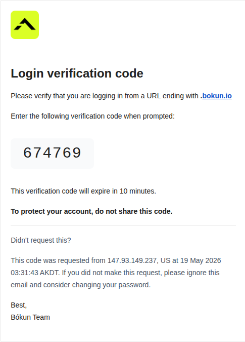Account Security & Verification Methods | Help Center