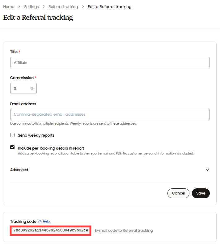 Referral tracking: How to create Referral Tracking (affiliates)