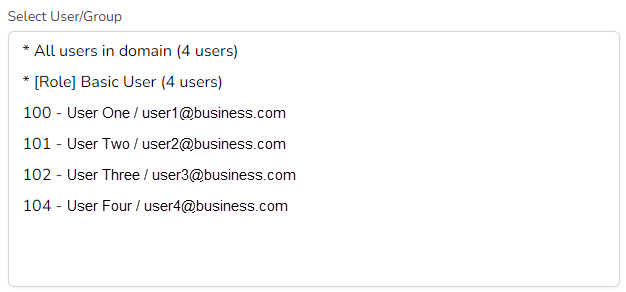 User Group Select Html Example Nice Group Email Widget