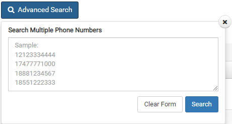 Phone Numbers Portal