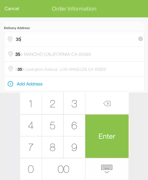 How to Add and Select Delivery Address