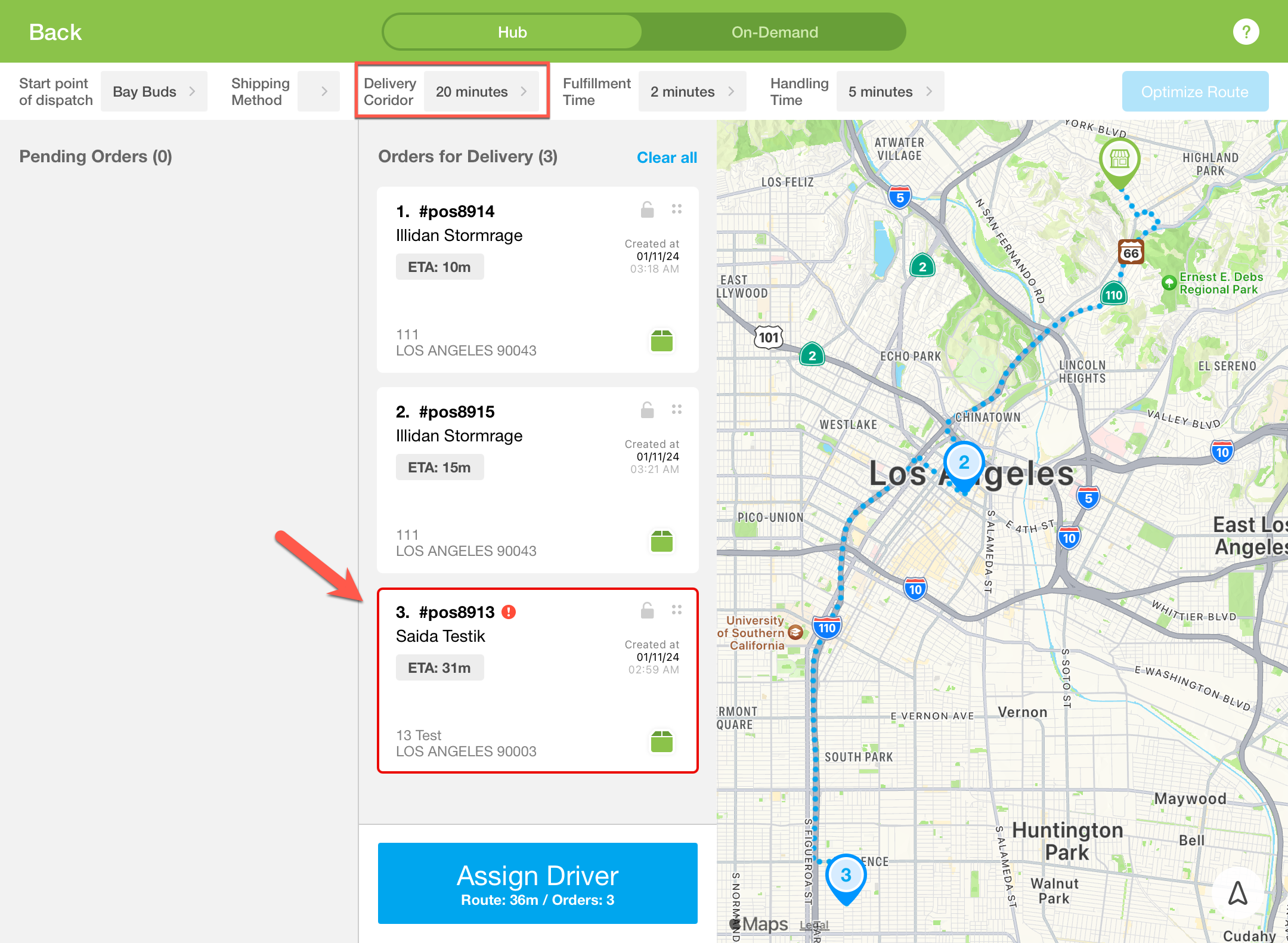 Delivery Order Assignment Smart Delivery Order Assignment