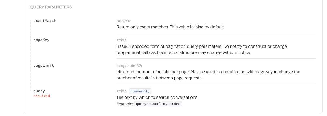 Search & API access for custom attributes