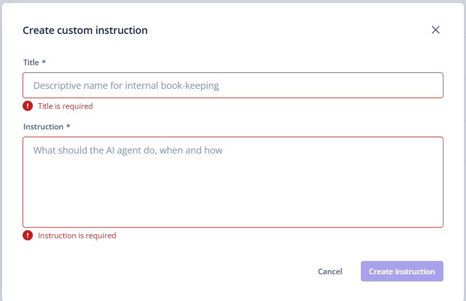 Mim custom instructions