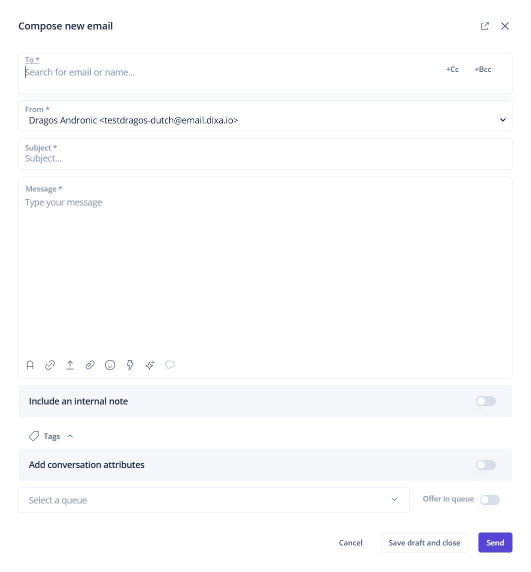 Compose an Email