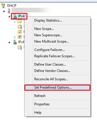 Device Provisioning via DHCP Options