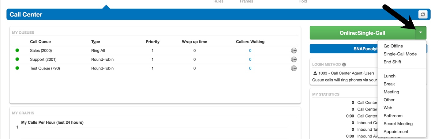 Client Status Call Call Center Agent Status