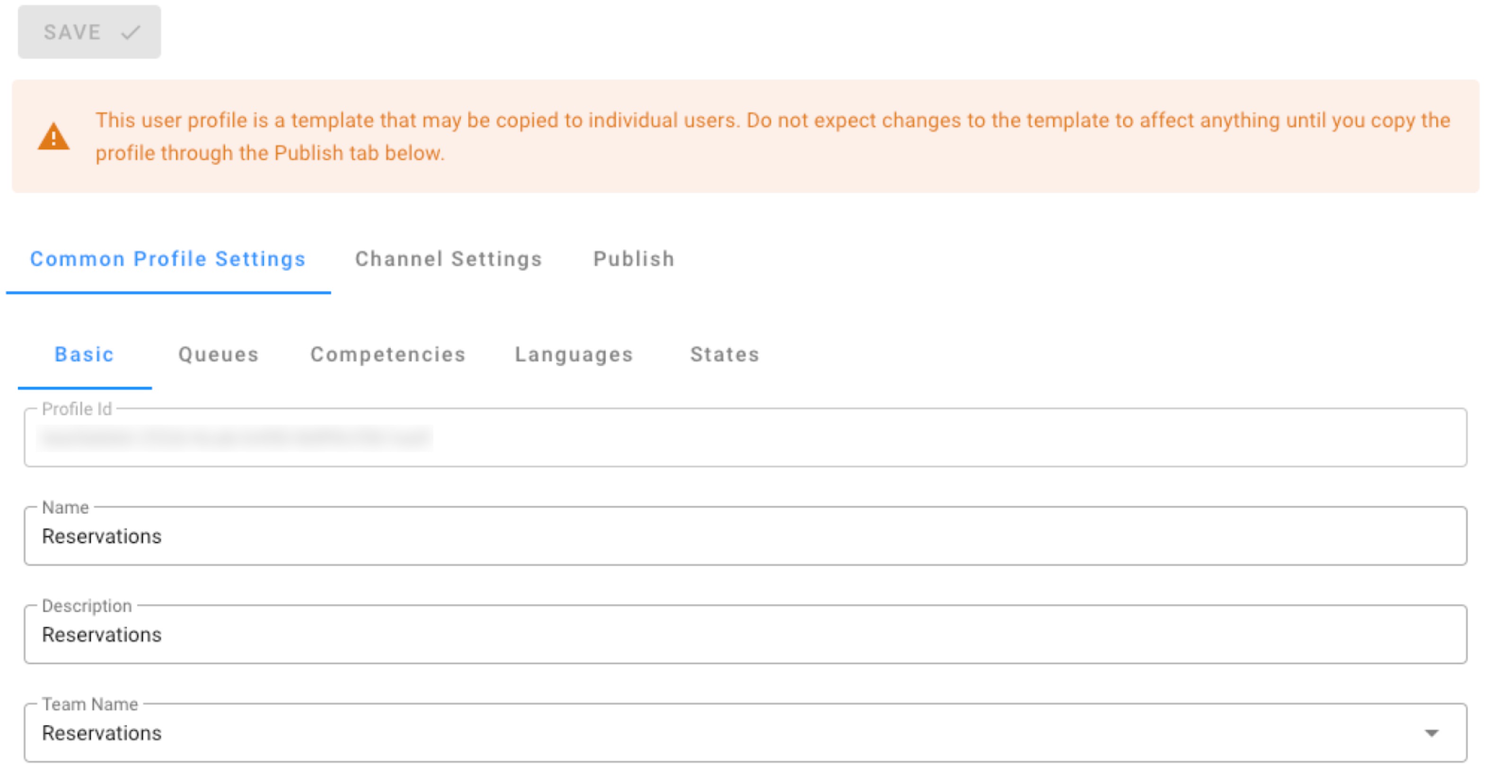 Set up ACD User Profiles and Profile Templates in the Contact Center