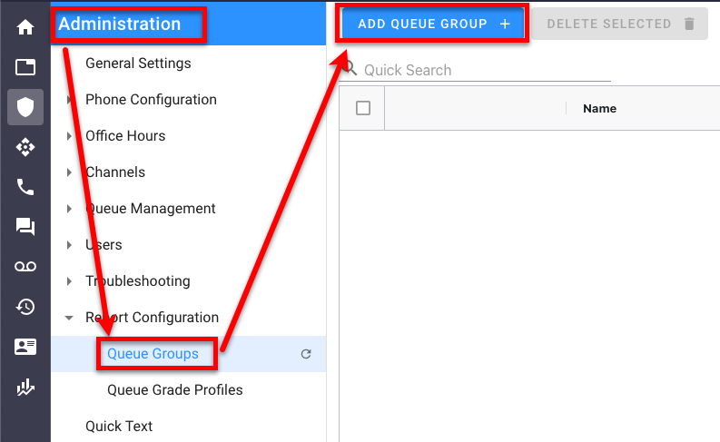 Add a Voice Queue in The Contact Center