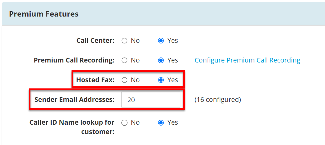 Elation Fax Reference Code Configuring Hosted Fax Services