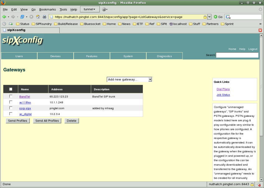 Gateways: Configuring AudioCodes Gateways