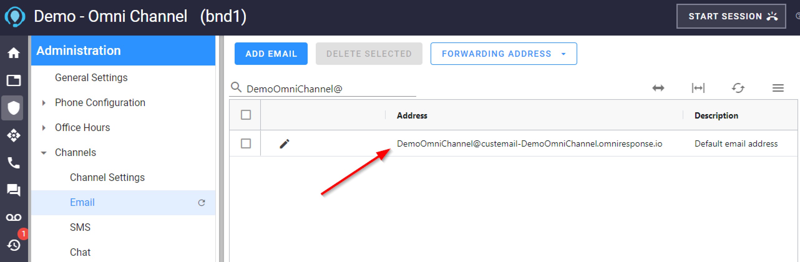 Email Channel Setup