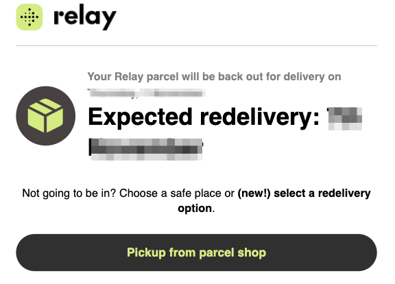 Can I collect my order instead?