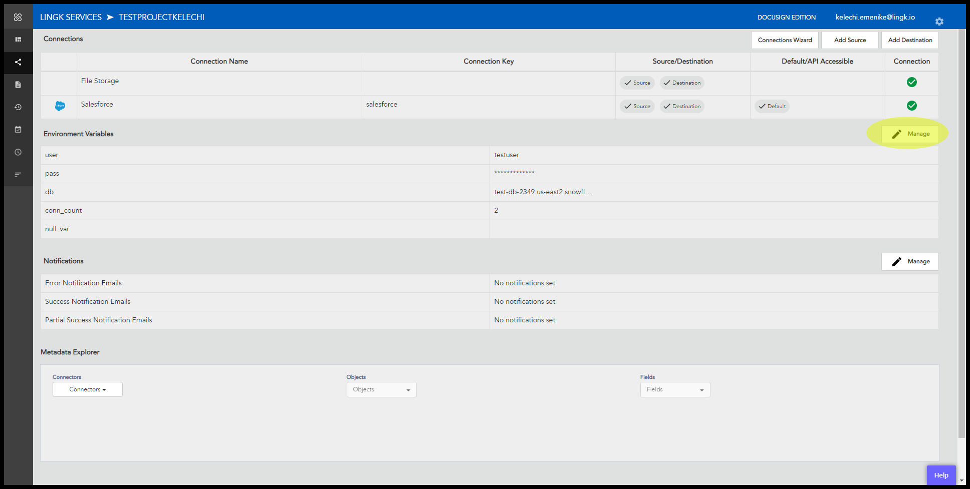 Custom Environment Variables