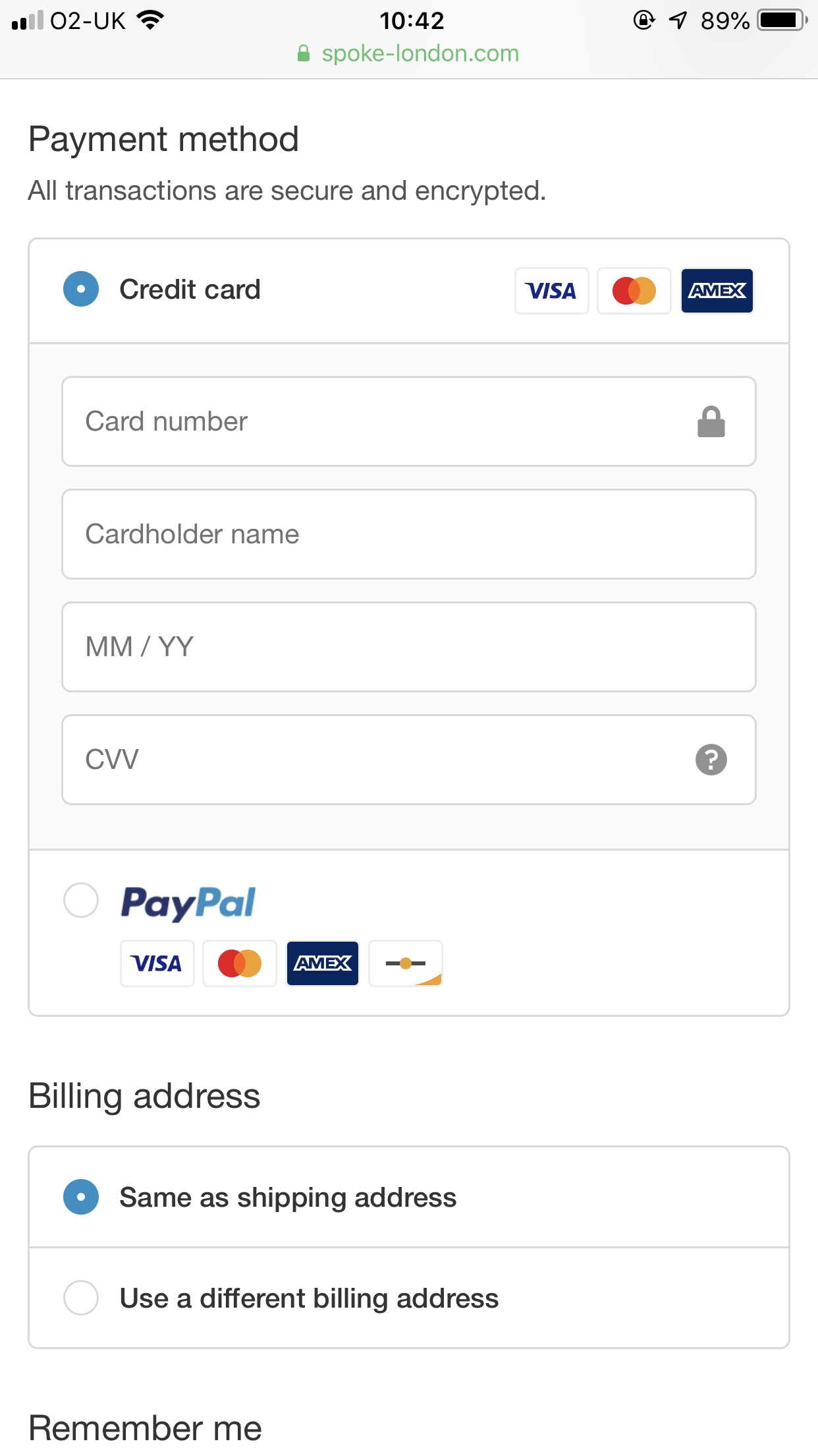 How do I pay with a credit/debit card?