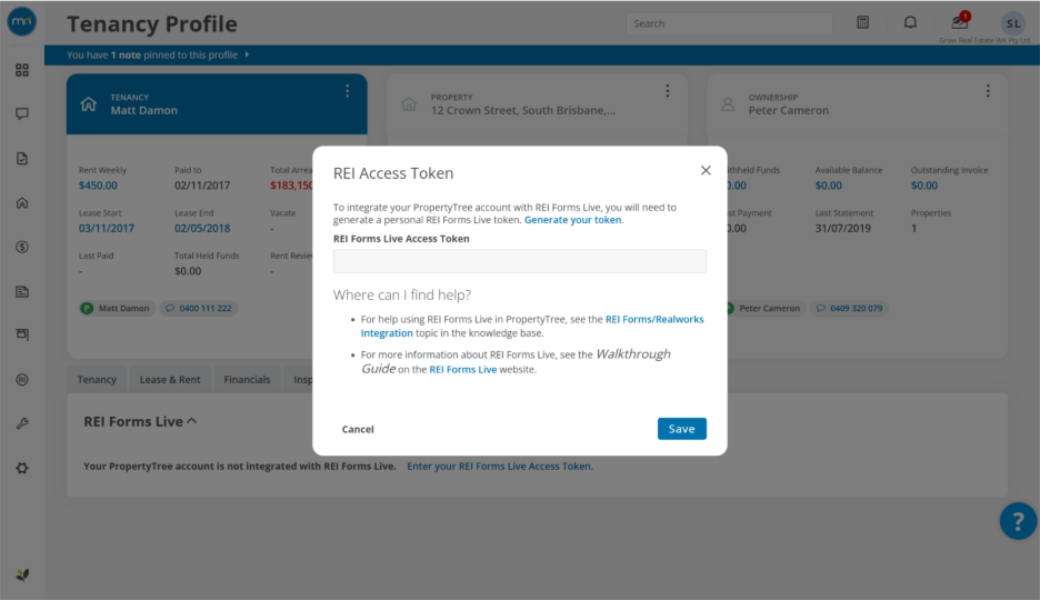 Integrate with REI Forms Live / Forms Live