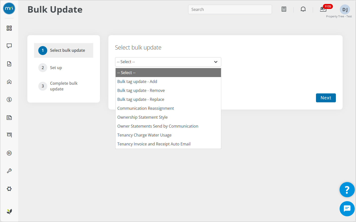 Bulk update preferences, statements, and tags