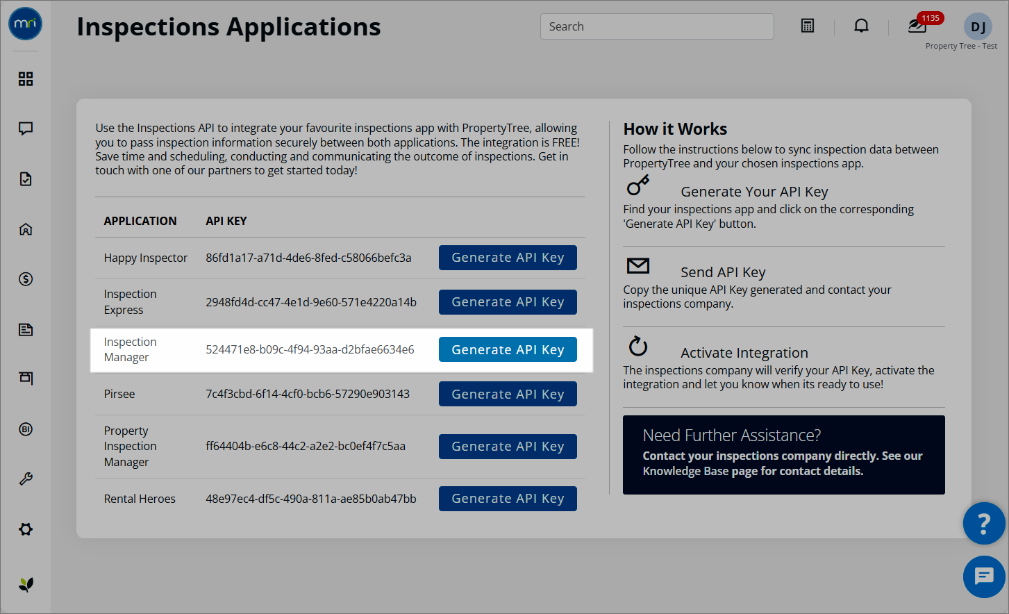 Integrate with Inspection Manager