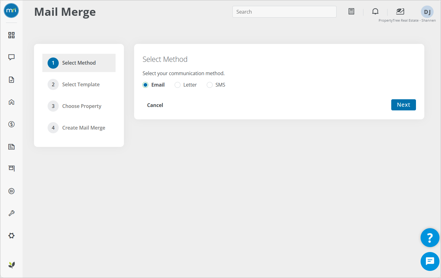 Temporarily edit an email merge template