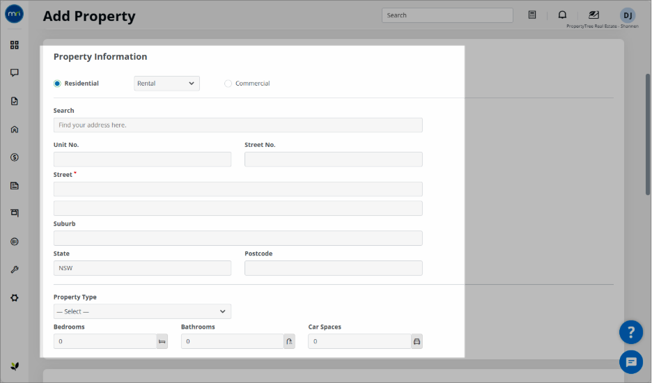 Add a common property profile
