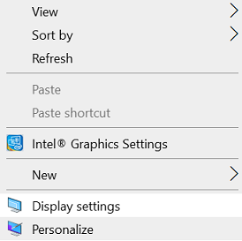 Adjust Screen / Display resolution