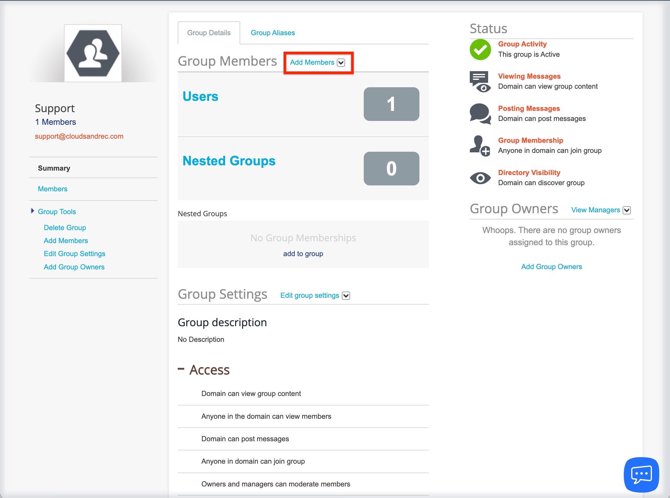 Add Members to a Group