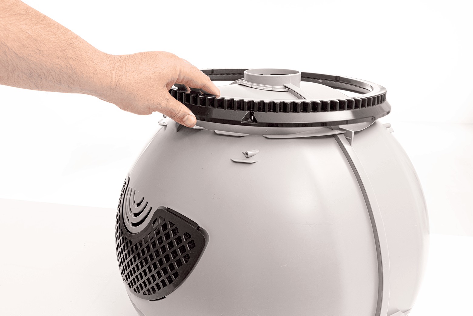 Removing the black gear track