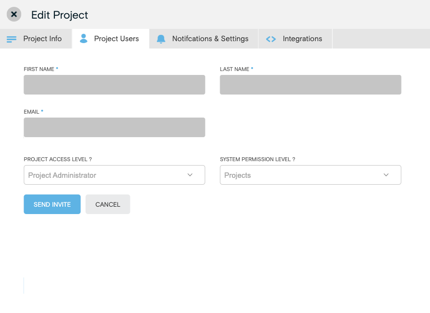 Add Project Users