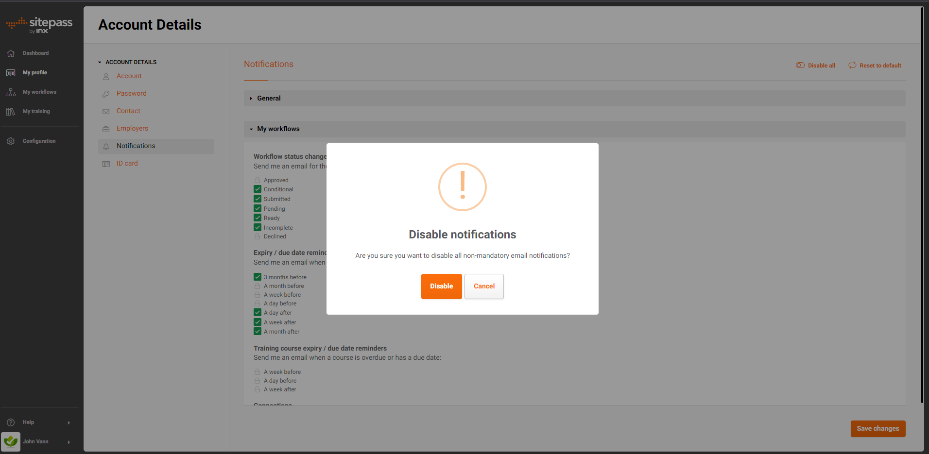 Manage your notifications