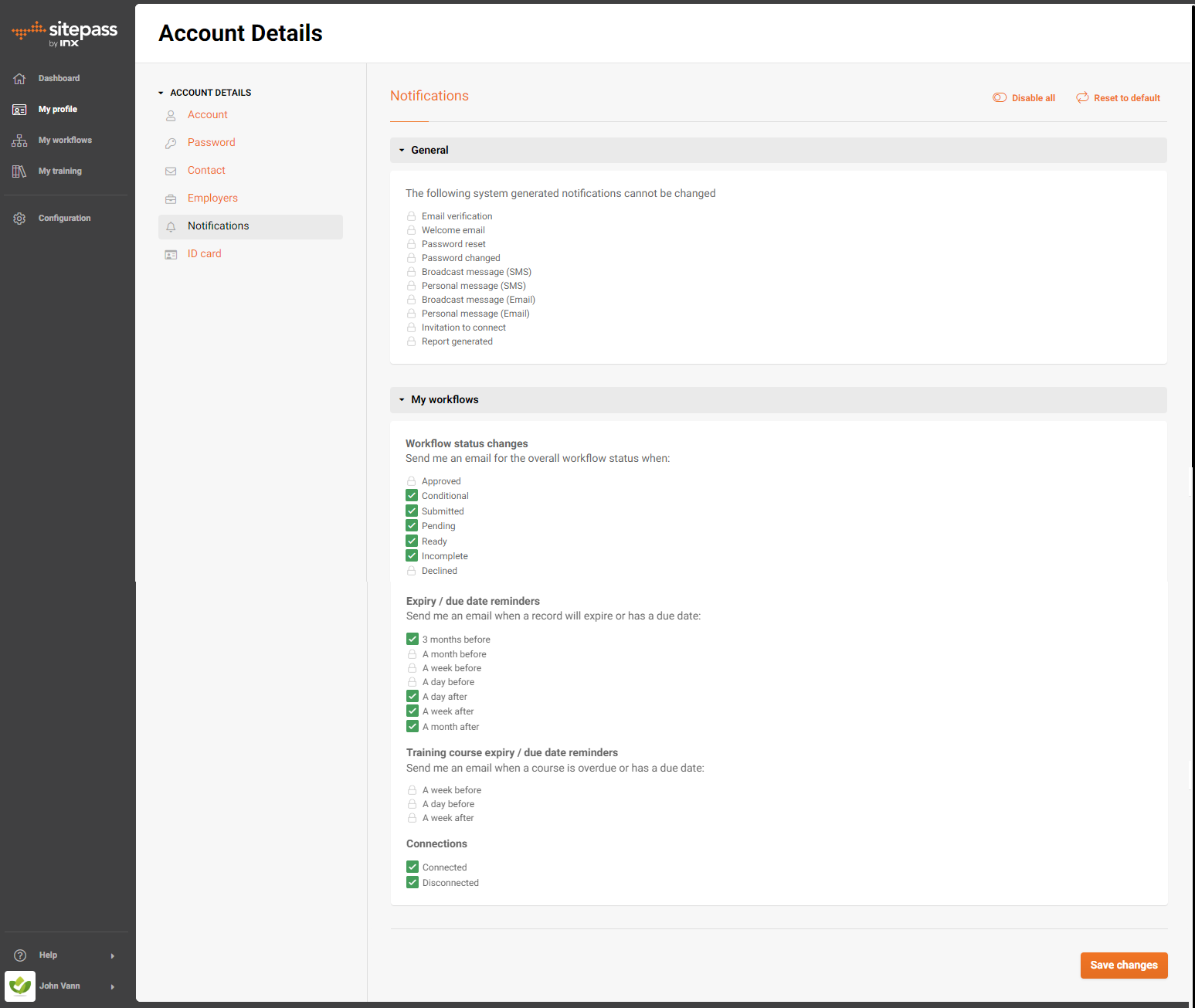 Worker Line Notification Manage your notifications