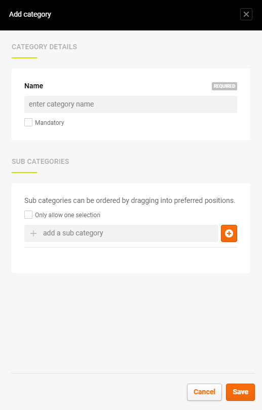Add a category