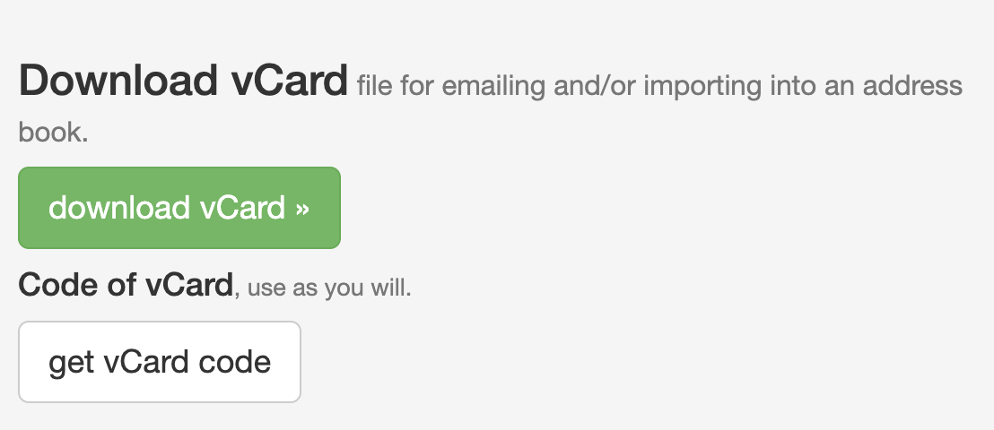 Virtual Contact File Create a VCF file so your contacts can add you to their address book