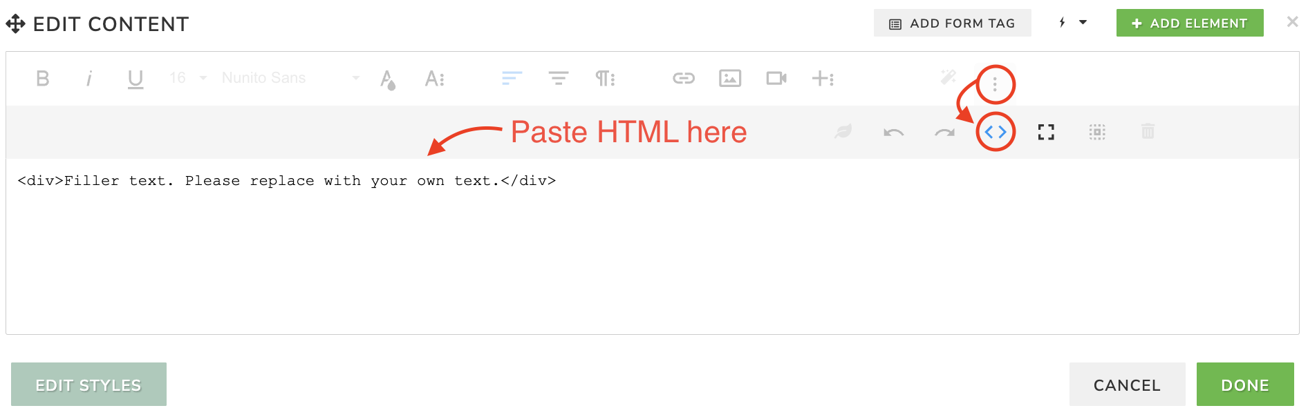 Code Editing