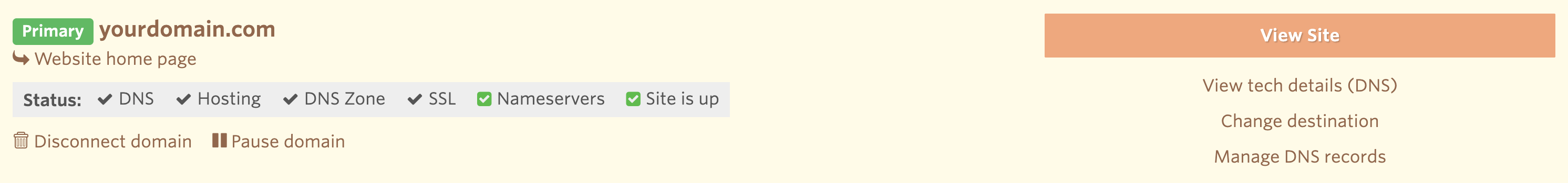 Using the Domain Manager