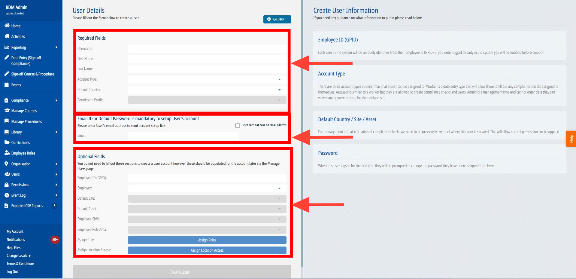 Create User
