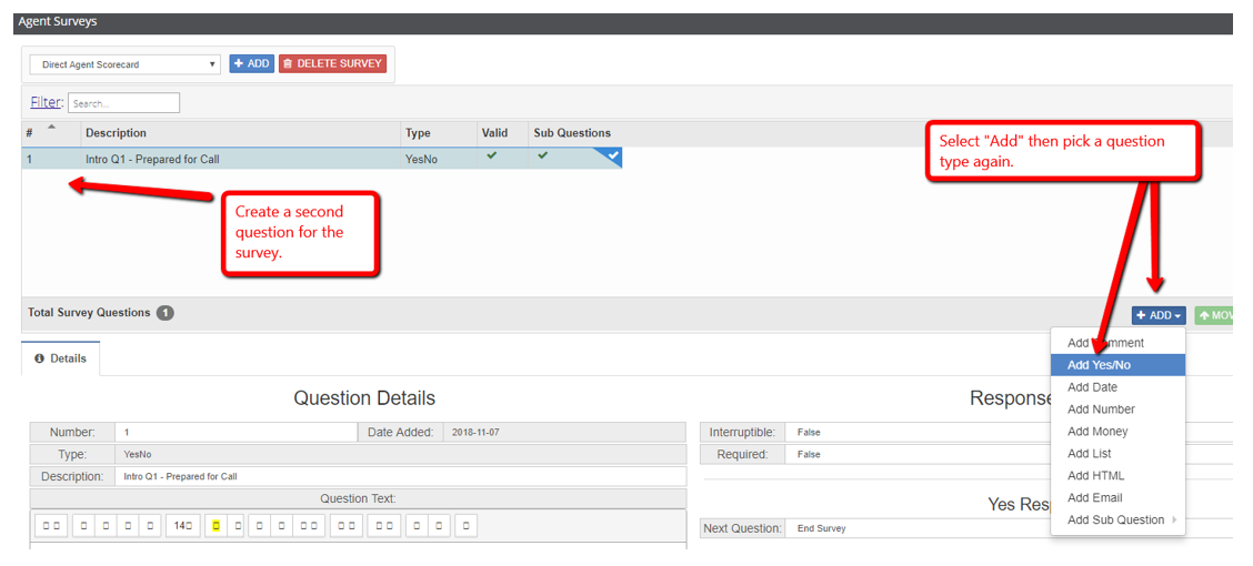 Contact Center Essentials Agent Surveys