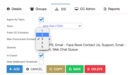 Contact Center Essentials Users