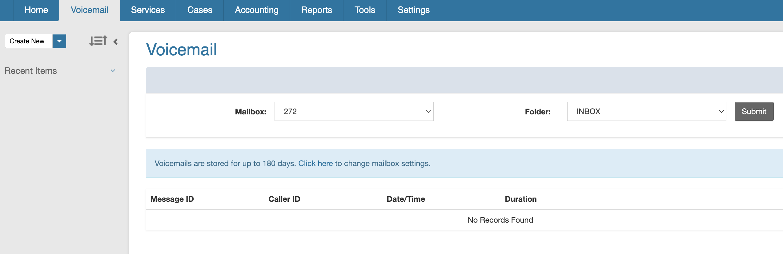 Accessing Voicemail