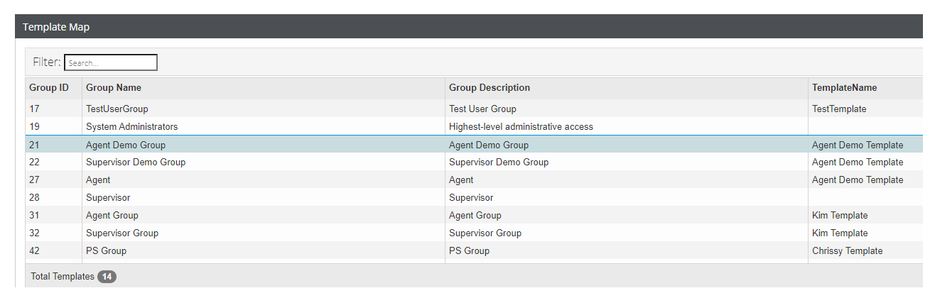 Contact Center Essentials Template Map