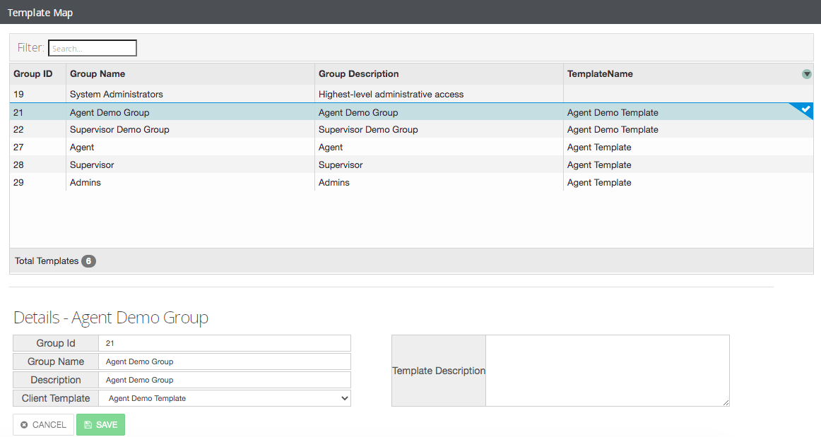 Contact Center Essentials Template Map