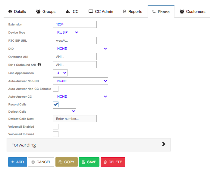 Contact Center Essentials Users