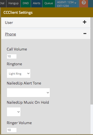 Contact Center Essentials Agent Toolbar