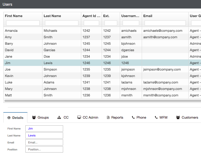 Contact Center Essentials Users