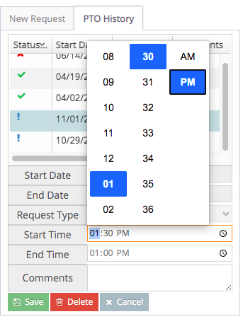 Contact Center Professional Agent Schedule Widget