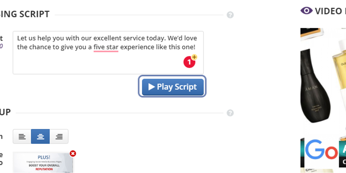 Preview or Pause the Script