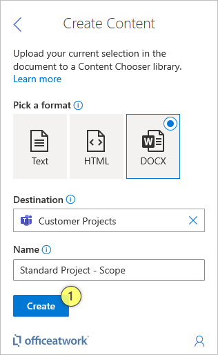 Create A Content File Uploading and Updating content with Content Uploader
