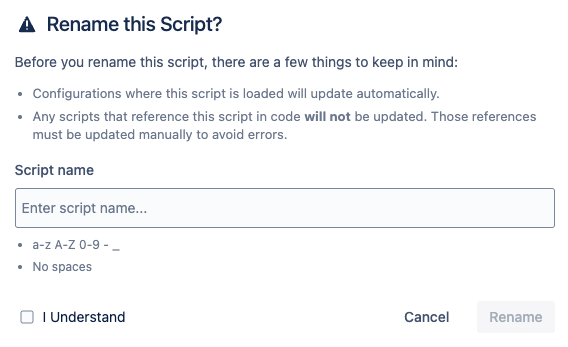 Script Manager