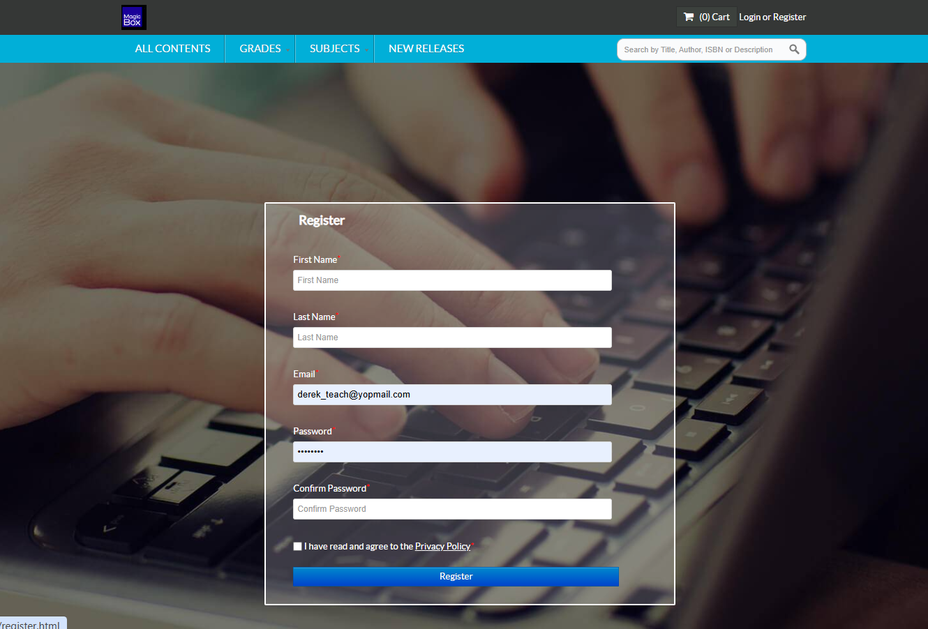 Login & Registration